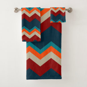 Conjunto De Toalhas Chevron Sudoeste
