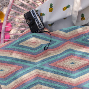 Conjunto De Toalhas Chevron Zigzag Stripes Sem Costura Padrão