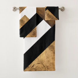 Conjunto De Toalhas Chic Geométrico