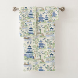 Conjunto De Toalhas Chinoiserie Bath Towels