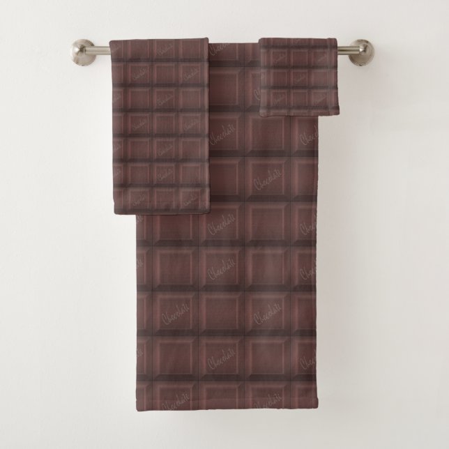 Conjunto De Toalhas Chocolate láteo (Insitu)