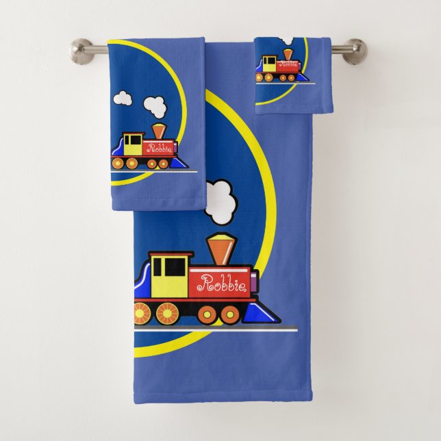 Conjunto De Toalhas Choo Choo Train (Insitu)