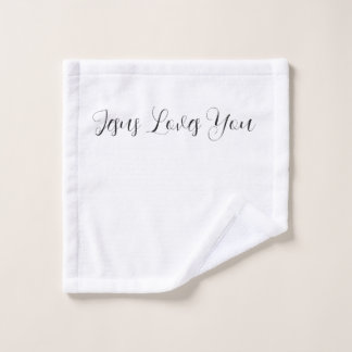 Conjunto De Toalhas Christian Bath towel Jesus Loves You