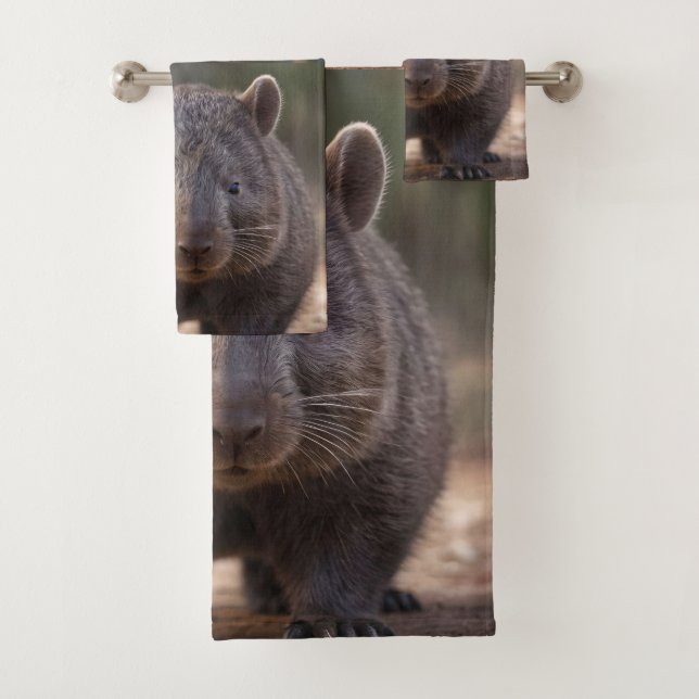 Conjunto De Toalhas Chubby The Australian Wombat, (Insitu)