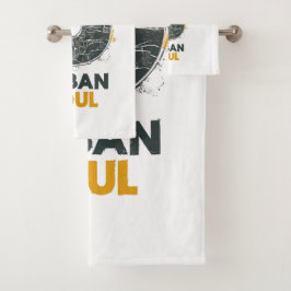 Conjunto De Toalhas Cidade de Soul Urbano