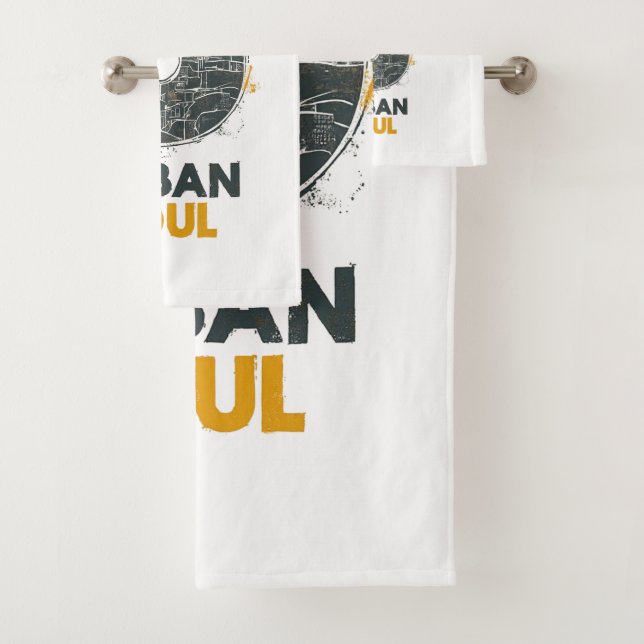 Conjunto De Toalhas Cidade de Soul Urbano (Insitu)