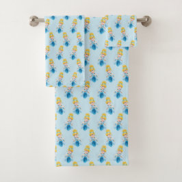 Conjunto De Toalhas Cinderella Bath Towel Set