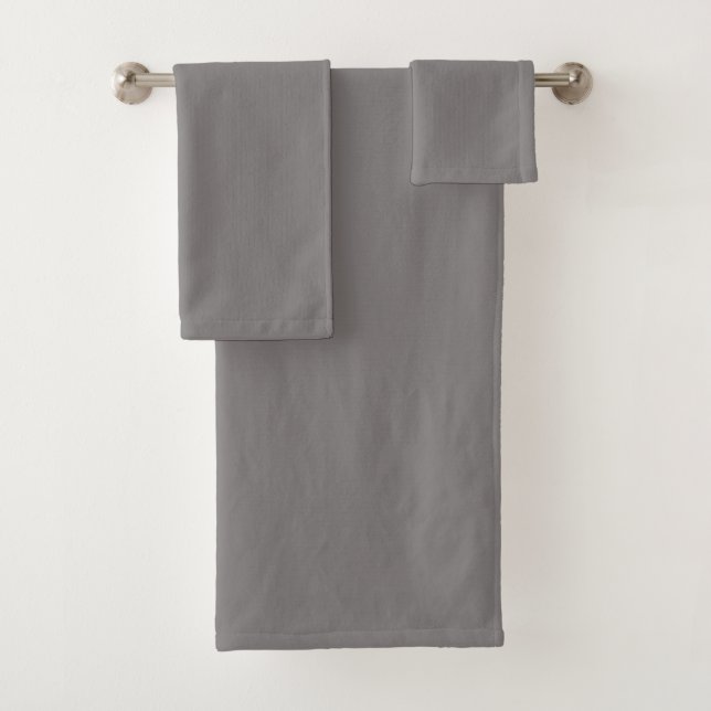 Conjunto De Toalhas Cinza (Insitu)