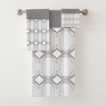 Cinza Branca E Moderno Negro