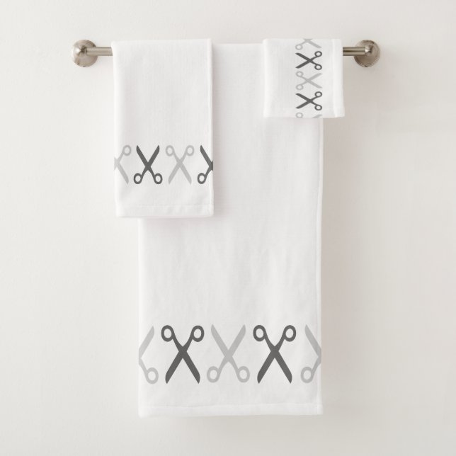 Conjunto De Toalhas Cinza Na moda (Insitu)