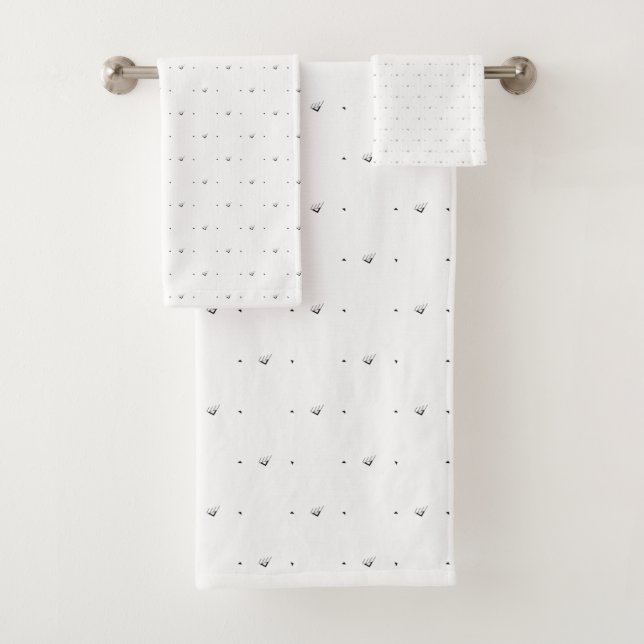 Conjunto De Toalhas Cinza Pálida (Insitu)