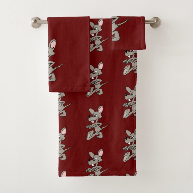 Conjunto De Toalhas Cinza Rat (Insitu)