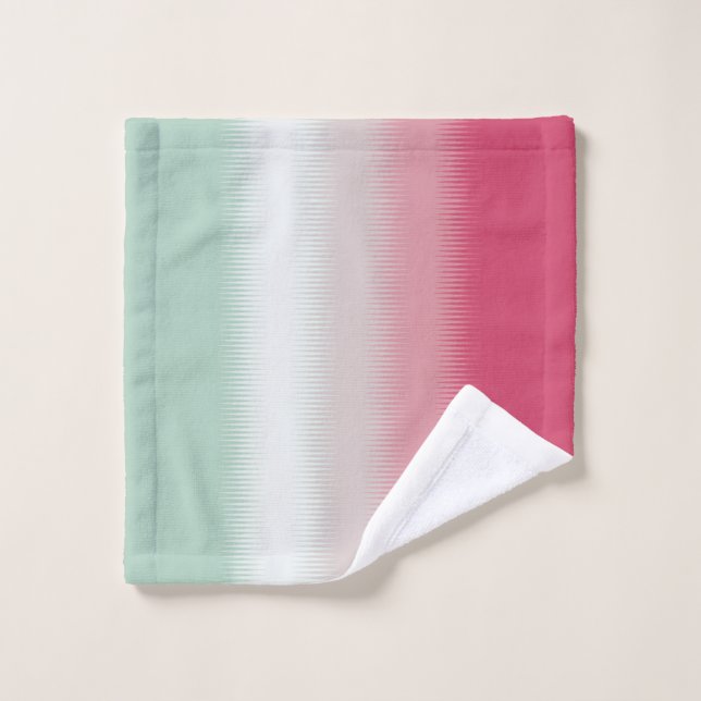 Conjunto De Toalhas Cinza Verde Azul Claro Cinza Vermelho (Pano de lavar)