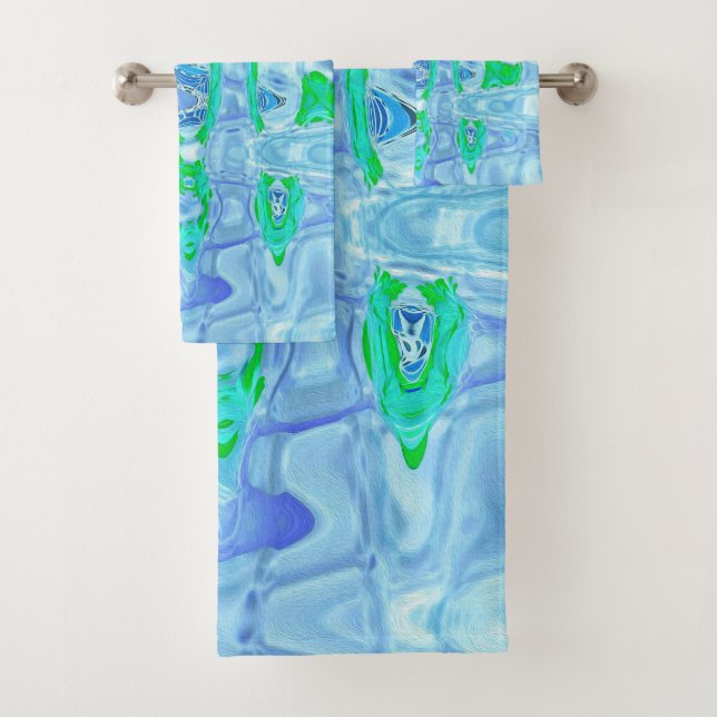 Conjunto De Toalhas Cinzas de Lavanda Cósmica e Abstratos (Insitu)