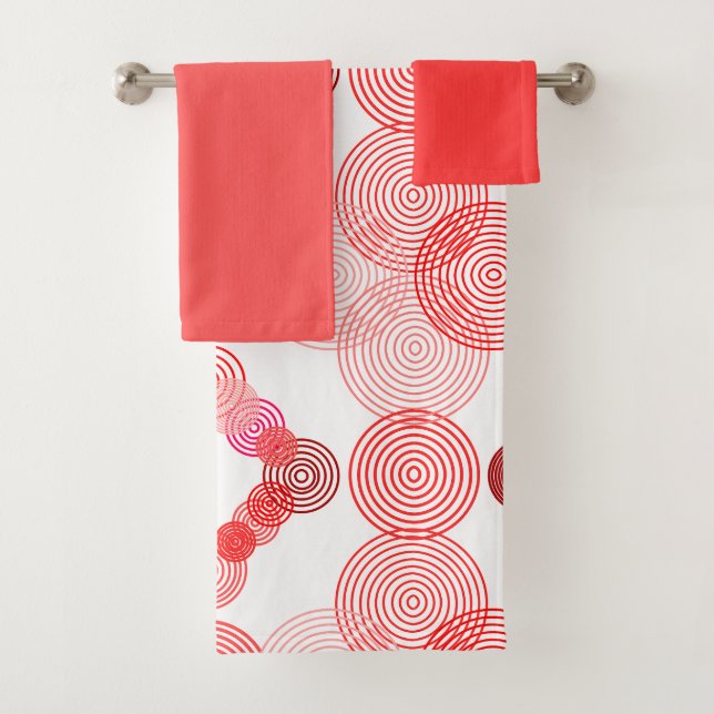 Conjunto De Toalhas Círculos Espíritos (Insitu)