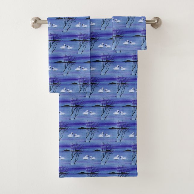 Conjunto De Toalhas Cisnes (Insitu)