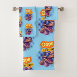 Conjunto De Toalhas citação de dinossauro