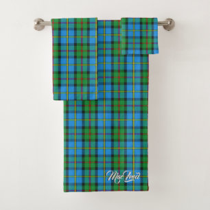 Conjunto De Toalhas Clã escocês MacLeod do dom da xadrez de Tartan d
