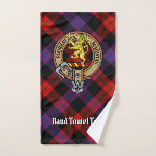 Conjunto De Toalhas Clan Brown sobre Tartan