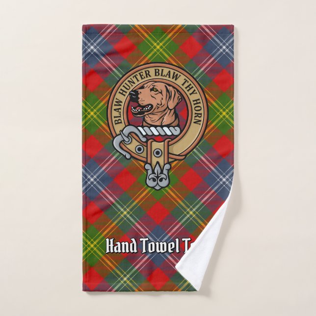 Conjunto De Toalhas Clan Forrester sobre Tartan (Toalha de mão)