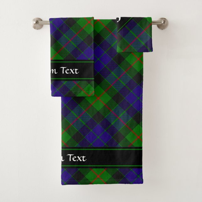 Conjunto De Toalhas Clan Gunn Tartan Bath Towel Set (Insitu)