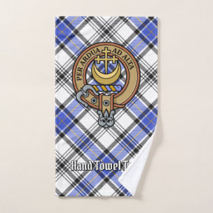 Conjunto De Toalhas Clan Hannay Crest sobre Tartan