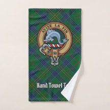 Clan Kennedy Crest sobre Tartan
