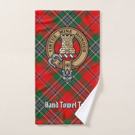 Conjunto De Toalhas Clan MacLean Crest sobre Tartan