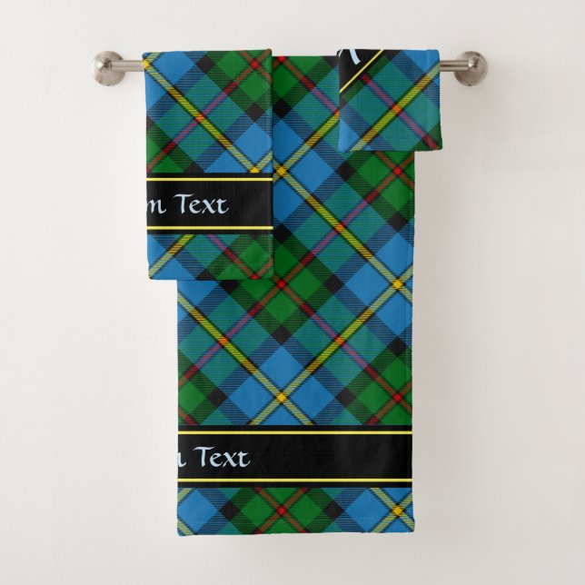 Conjunto De Toalhas Clan MacLeod caçando Tartan (Insitu)