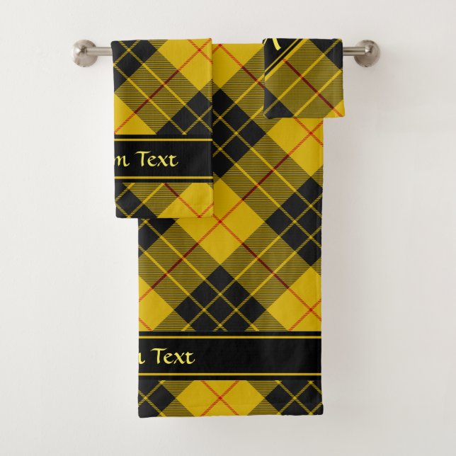 Conjunto De Toalhas Clan Macleod de Lewis Tartan (Insitu)
