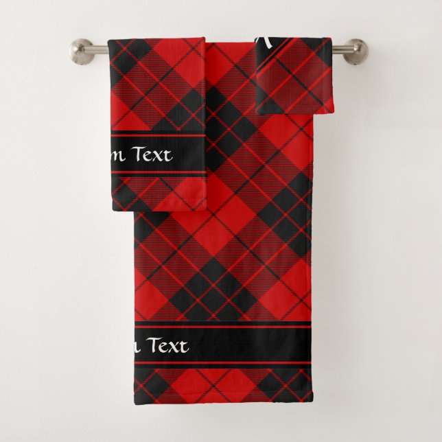 Conjunto De Toalhas Clan Macleod de Raasay Tartan (Insitu)