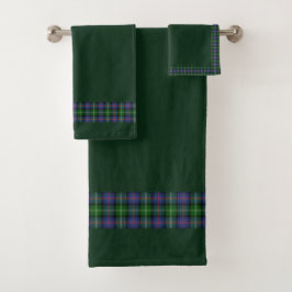 Conjunto De Toalhas Clan Sutherland Tartan