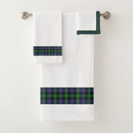 Conjunto De Toalhas Clan Sutherland Tartan