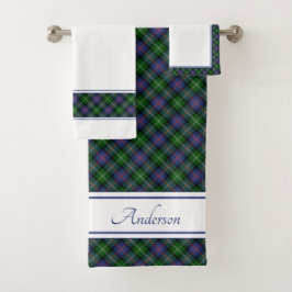 Conjunto De Toalhas Clan Sutherland Tartan