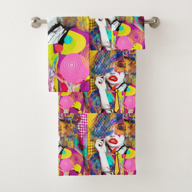 Conjunto De Toalhas Clashy Lady (Insitu)