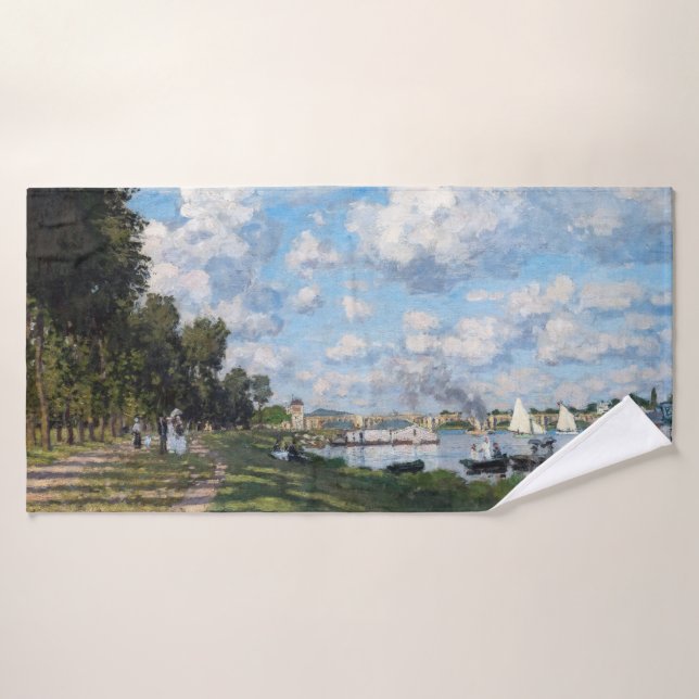 Conjunto De Toalhas Claude Monet - A Bacia do Argenteuil (Toalha de Banho)