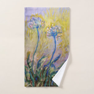 Conjunto De Toalhas Claude Monet - Agapanthus
