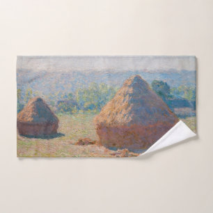 Conjunto De Toalhas Claude Monet - Haystacks, fim do Verão