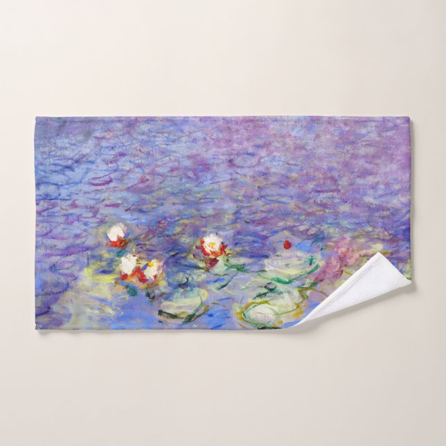Conjunto De Toalhas Claude Monet - Lírios Hídricos (Toalha de mão)