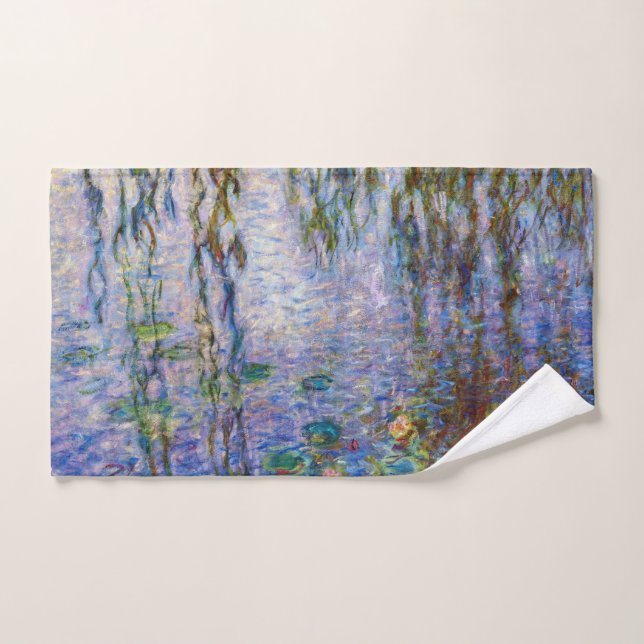 Conjunto De Toalhas Claude Monet - Lírios Hídricos (Toalha de mão)