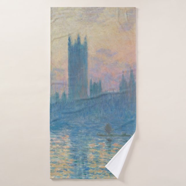 Conjunto De Toalhas Claude Monet Parlamento Europeu Sunset (Toalha de Banho)