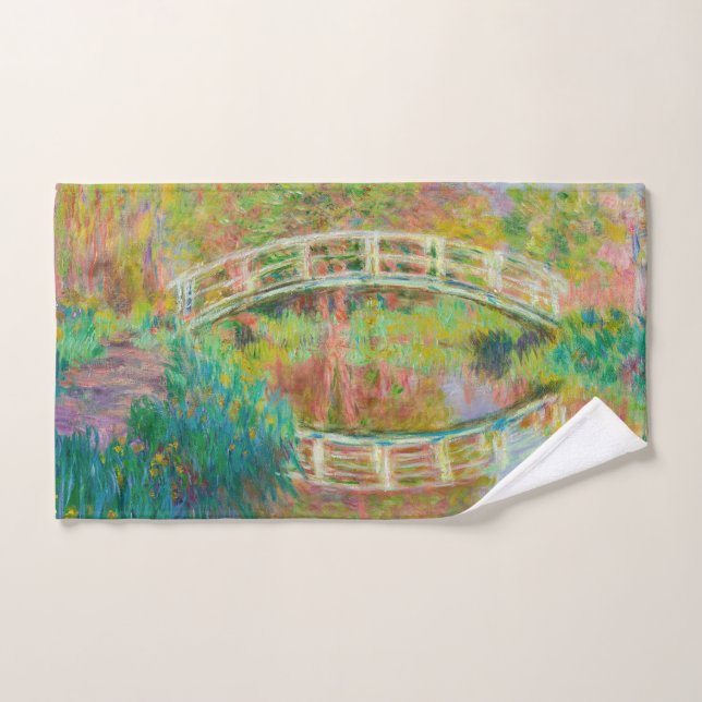 Conjunto De Toalhas Claude Monet - Ponte Japonesa, Giverny (Toalha de mão)