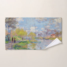 Conjunto De Toalhas Claude Monet - Primavera do Sena