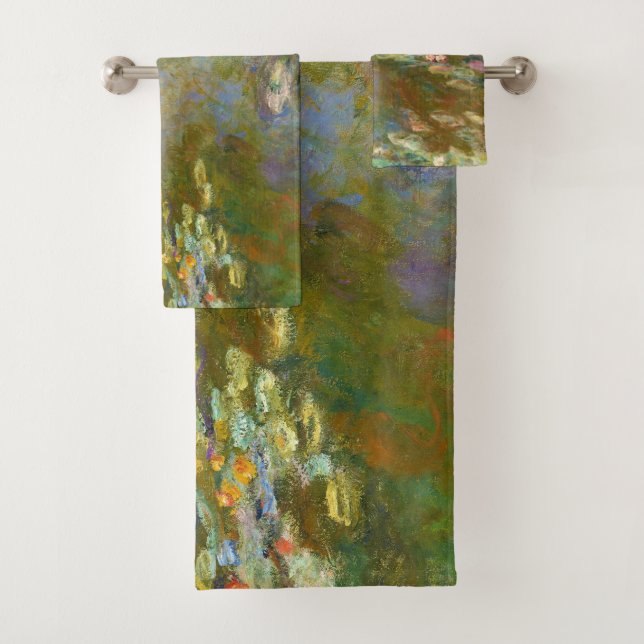 Conjunto De Toalhas Claude Monet - Water Lily Pond 1917 (Insitu)