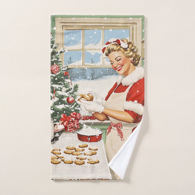 Conjunto De Toalhas Claus Holiday Baking Delight (Toalha de mão)
