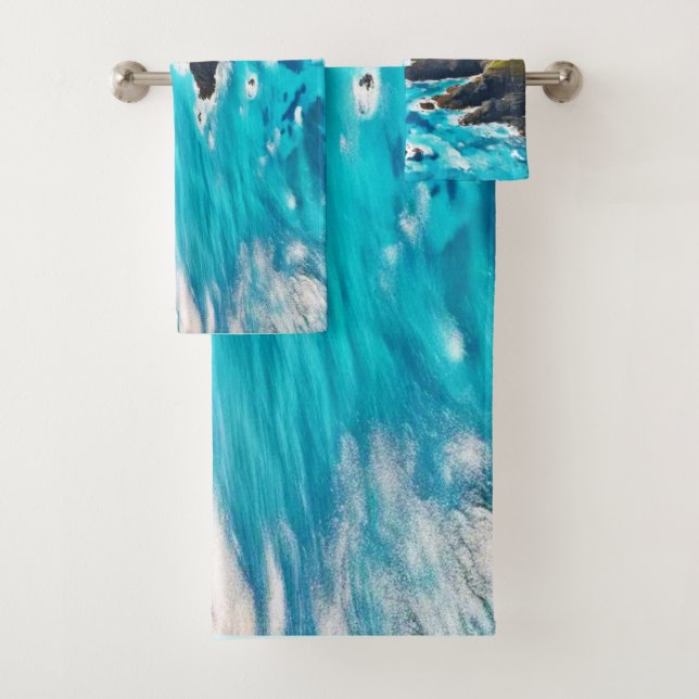 Conjunto De Toalhas Clipes Oceânicos: Curta Selvagem (Insitu)