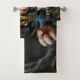 Conjunto De Toalhas Clockwork Cavekeeper – O Macaco Sussurrante 