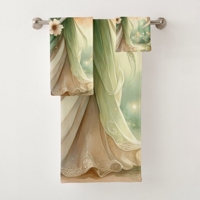 Conjunto De Toalhas Clover Serenity Angel (Insitu)