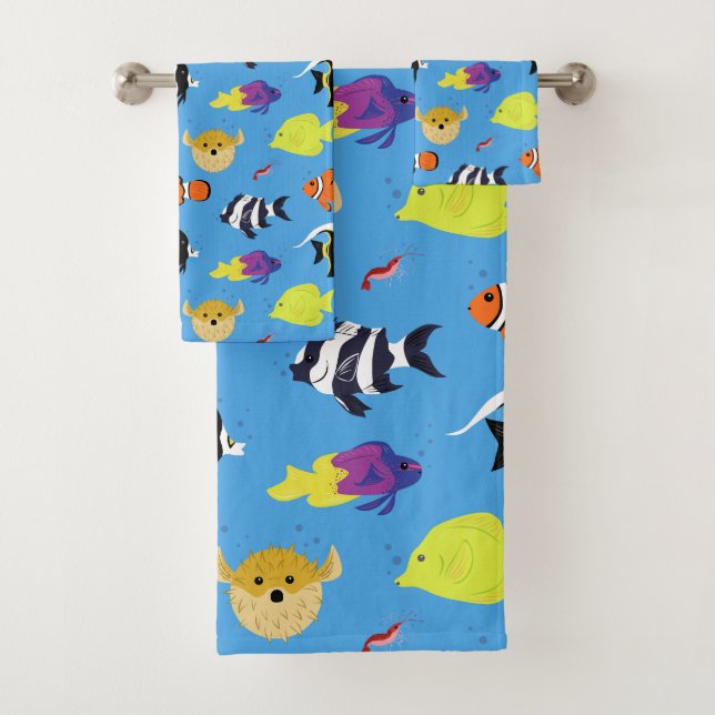 Conjunto De Toalhas Clownfish e amigos (Insitu)