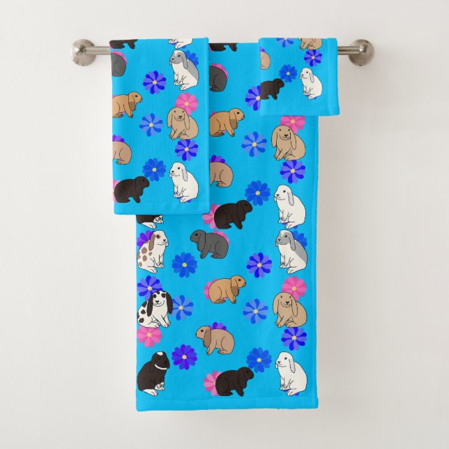 Conjunto De Toalhas Coelhos com orelhas (Insitu)